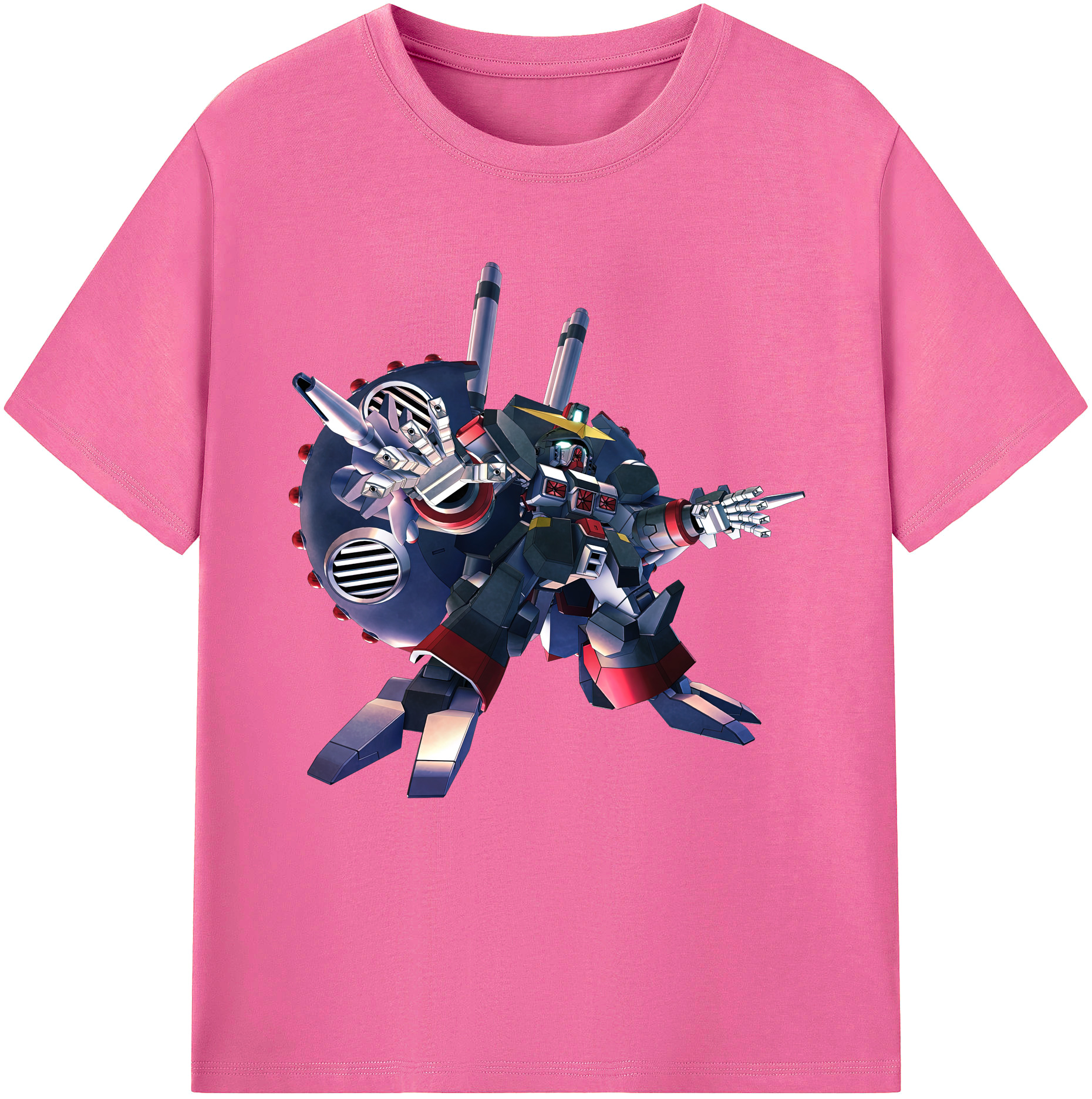 （画像用） 機動戦士ガンダム Mobile Suit Gundam レディースカジュアルプリントTシャツ（綿100％）
